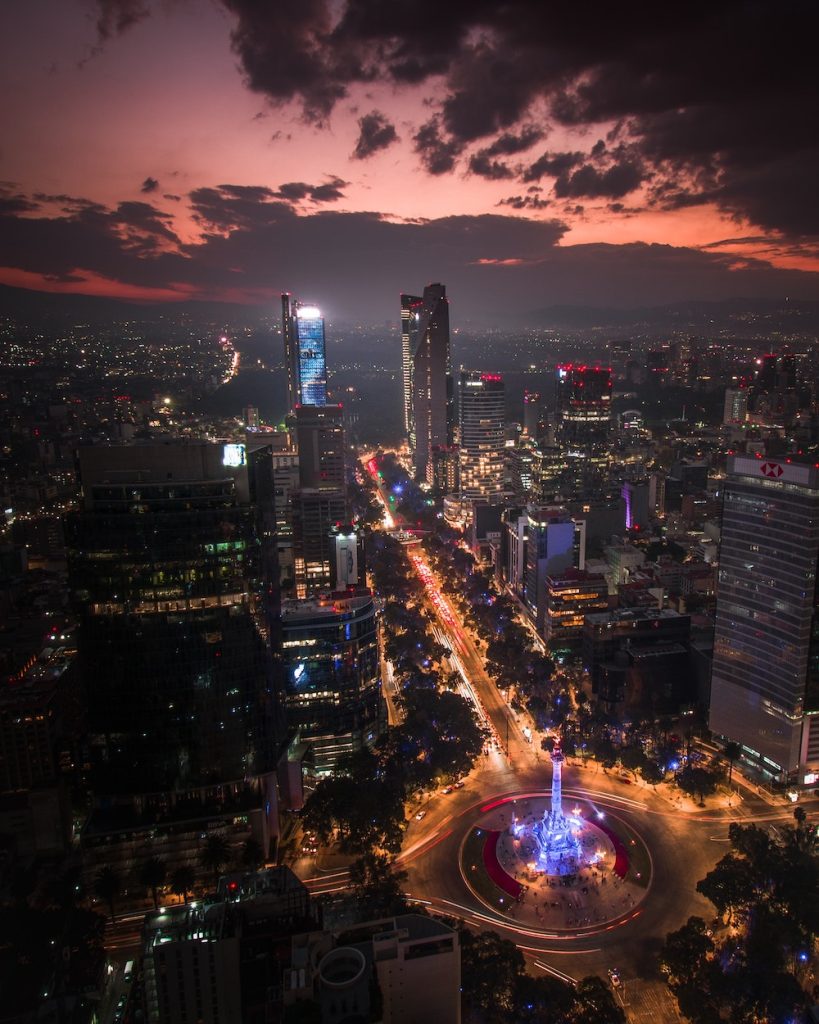 A urban view by Victor Armas illustrating the Environment section on the Photo Drone Awards 2022